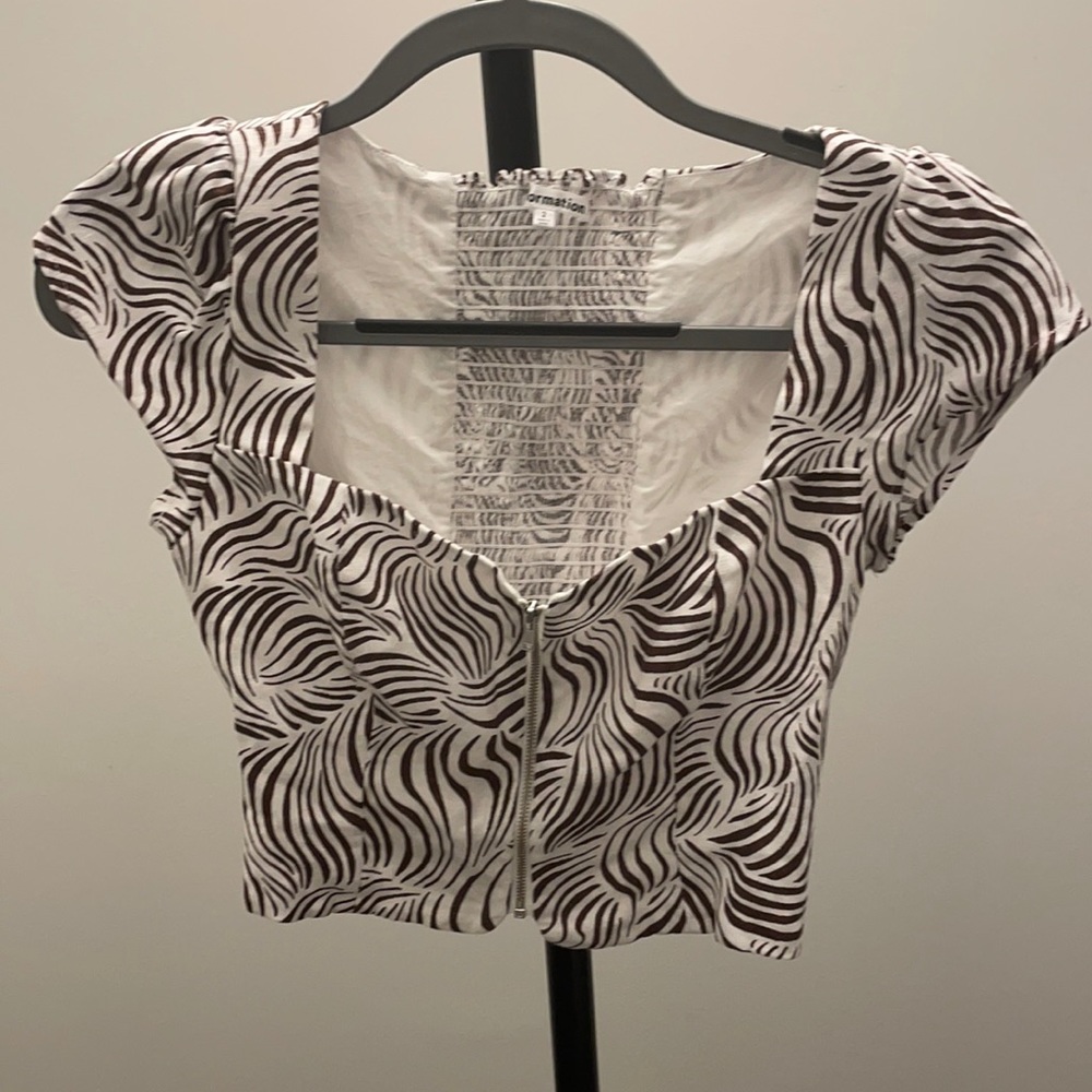 Reformation linen top